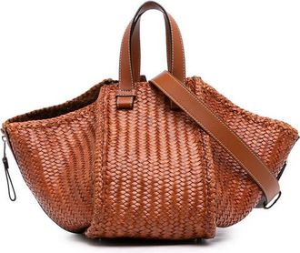 Loewe Pre-owned Loewe Medium Woven Calfskin Hammock Satchel Ladies GV75H6V47BBS24QB