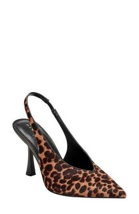 Marc Fisher Esther Slingback Pointed Toe Pump in Medium Natural at Nordstrom Rack, Size 6.5