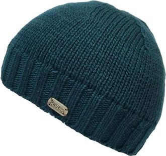 KuSan 100% Merino Wool Pull On Beanie Fisherman Hat PK1826 (Teal)