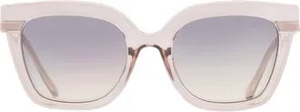 Guess Blue Gradient Butterfly Ladies Sunglasses GF00015 27P 51