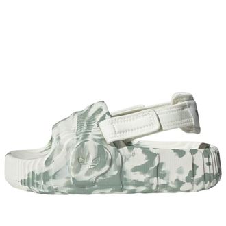 adidas (WMNS) adidas Adilette 22 XLG Slide Off White Silver Green IE5652