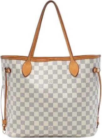 Louis Vuitton Pre-owned Tote Bags, female, White, Size: ONE SIZE Pre-owned Leather Tote Bag