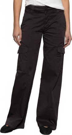 Sanctuary Rebel Straight Leg Pants In Obsidian