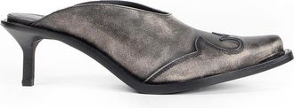Ann Demeulemeester Beate Western-Stitched Mules