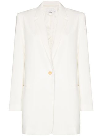 Frankie Shop Isla single-button blazer - White
