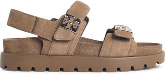 Tory Burch Tory Burch Mellow Sport River Rock su&egrave;de sandalen