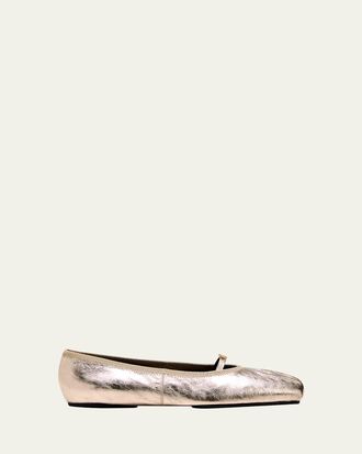 Givenchy Metallic 4G Ballerina Flats