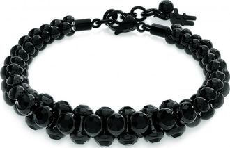 Folli Follie Womens 3B1T021KK Ladies Bracelet - Black - One Size