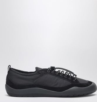 Prada Black Speedrock sneakers in Re-Nylon and suede