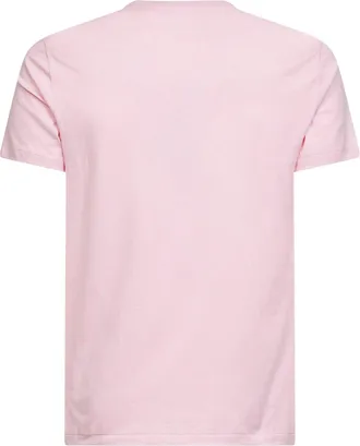 Polo Ralph Lauren Mens Garden Pink Jersey Custom Slim-Fit Crewneck T-Shirt Cotton T-Shirts And Polos