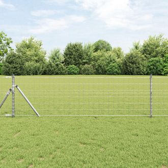 Berkfield Home Euro Fence 1.4x10 m Galvanised Steel