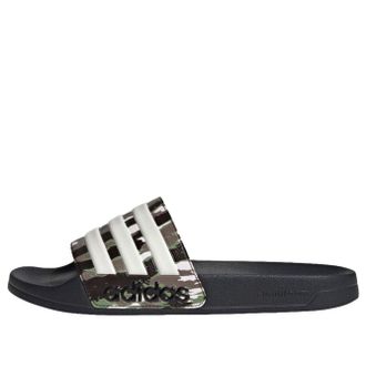 adidas Adilette Shower Slides Camo Black KJ8581