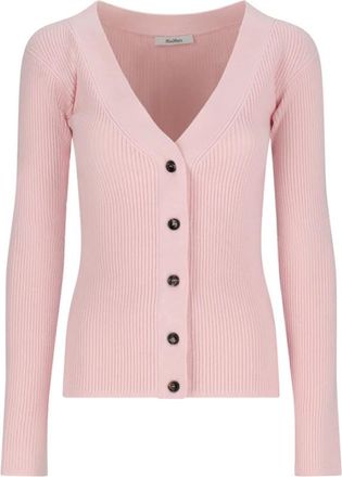 Max Mara Mxmgioiosa Cardigan - Dames - Vesten - Roze - S - Truien & Vesten