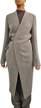 Rick Owens Mujer, Abrigos, Gris, Talla: XS