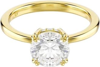 Swarovski Stilla Cocktail Ring - Dames - Ringen - Geel - 50 MM - Accessoires