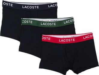 Lacoste Boxer con logo in vita (3 pezzi) - Blu
