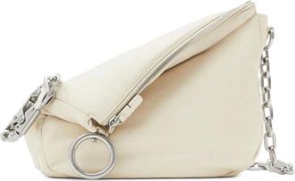 Burberry Knight Small leren schoudertas - Dames - Schoudertassen - Beige - ONE Size - Leer - Tassen