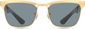 Ray-Ban RB3875 Wayfarer Deluxe Polarized 92763R Mens Sunglasses Gold Size 53