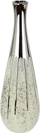 I.GE.A. Dekovase »Keramik Vase« Keramik-Vase, Blumenvase gepunktet