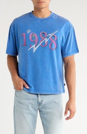 Honor The Gift 1988 Cotton Graphic T-Shirt in Blue at Nordstrom, Size Xx-Large