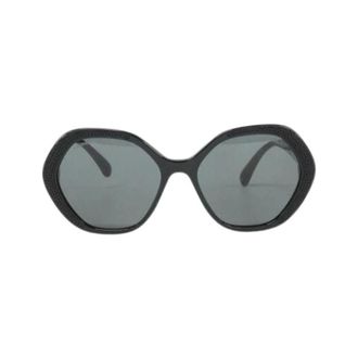 Chanel Pre-owned Accessories, female, Black, Size: ONE SIZE Pre-owned Sunglasses