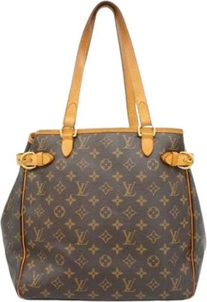 Louis Vuitton Pre-owned Tote Bags, female, Brown, Size: ONE SIZE Pre-owned Batignolles Vertical Tote Bag