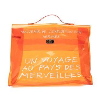 Herm&egrave;s Pre-owned Hermes Vinyl Souvenir De L Exposition Kelly Handbag JTP5V5UXX3Q5Y68K