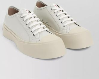 Marni leather low-top sneakers