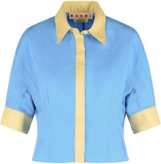 Marni Light Blue Cotton Shirt