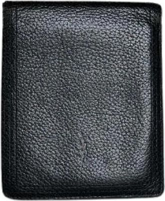 Saint Laurent Pre-owned Compact Wallet - Dames - Vintage Accessoires - Zwart - ONE Size - Leer - Vintage