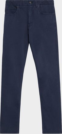 Isaia Men & apos;s Slim-Fit Cotton-Cashmere Pants