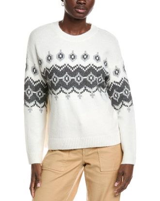 Vince Camuto Fairisle Raglan Sweater