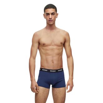 HUGO BOSS Hugo Effen Boxershorts Heren (Set van 3) (Marine)