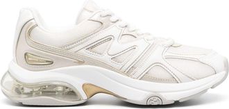 Michael Michael Kors transparent-heel low-top sneakers - women - Leather - 10 - White