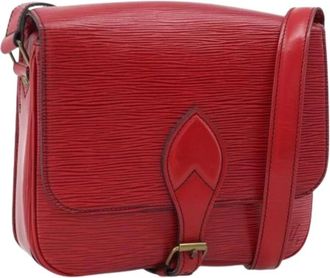 Louis Vuitton Pre-owned Vintage Epi Leather Shoulder Bag - Dames - Vintage Schoudertas - Rood - ONE Size - Leer - Vintage
