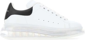 Alexander McQueen Oversized sneakers - women - Leather/Rubber/Calf Leather - 35 - White
