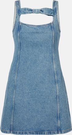 Nina Ricci Abito corto di jeans con fiocco