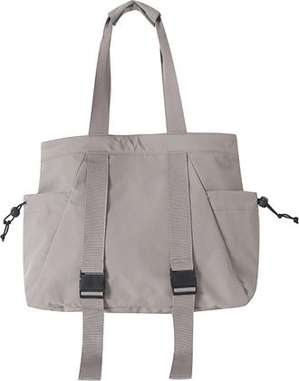 Generic Womens Casual Shoulder Bag, Nylon Tote Bag, Multi-layer Storage, Smooth Zipper Closure, Suitable for Fitness, Travel and Yoga (brown,34 * 14 * 33cm)