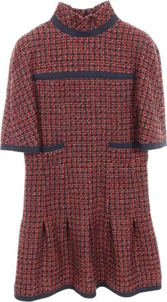 Chanel 1986-1988 tweed dress - Red