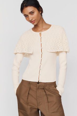525 Beatrice 100% Cotton Cape Cardigan