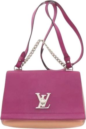 Louis Vuitton Pre-owned Vintage Schoudertas - Dames - Vintage Schoudertas - Paars - ONE Size - Leer - Vintage