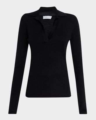 Gabriela Hearst Samira Knit Cashmere-Silk Top