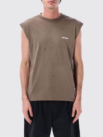 SATISFY Canotta in poliestere con logo Satisfy