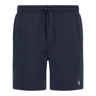 Polo Ralph Lauren Korte Broeken, Heren, Blauw, XL, Katoen, Loopback Knit Shorts