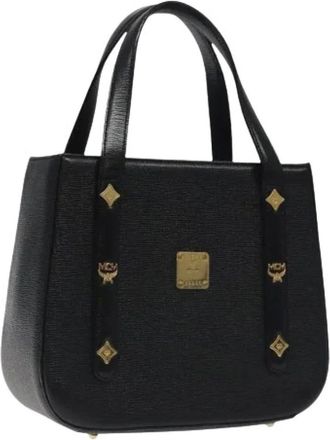MCM Pre-owned Handbags, female, Black, Size: ONE SIZE Pre-owned Hand Bag