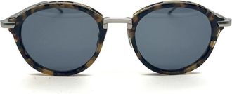 Thom Browne Bruine Zonnebril voor Heren - Heren - Zonnebrillen - Bruin - 49 MM - Accessoires