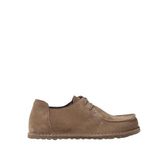 Birkenstock Casual schoen van su&egrave;deleer - Heren - Veterschoenen - Grijs - 45 EU - Leer - Schoenen