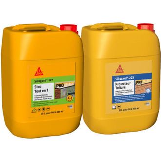 Sika Trattamento e protezione del tetto - Sikagard-127 Stop Tout en 1 20L - Sikagard-223 Protecteur Toiture 20L