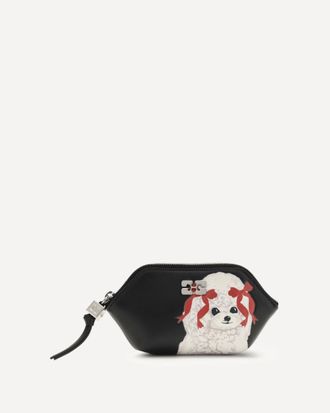 Ganni Bou Coin Purse with poodle Female UNI