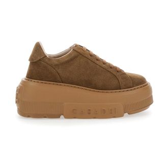 Casadei Schoenen, Dames, Bruin, 36 1/2 EU, Bruine Sneaker Salento Nero